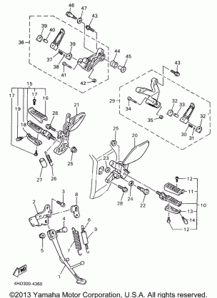 STAND FOOTREST