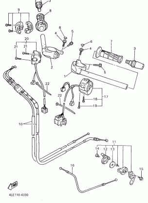 STEERING HANDLE CABLE