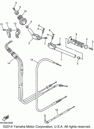 STEERING HANDLE CABLE