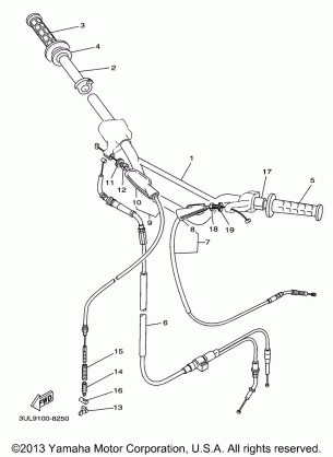 STEERING HANDLE CABLE