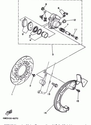 FRONT BRAKE CALIPER