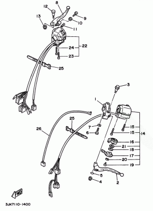 HANDLE SWITCH LEVER