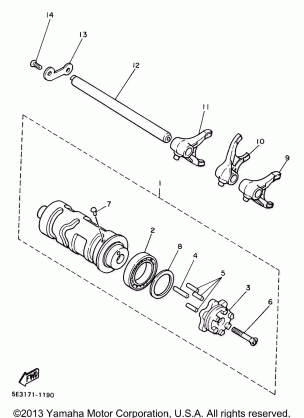 SHIFT CAM SHIFT FORK