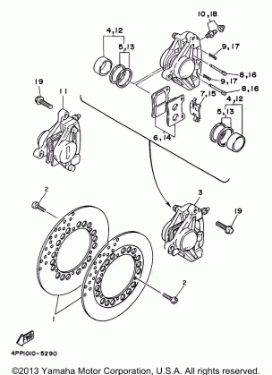 FRONT BRAKE CALIPER