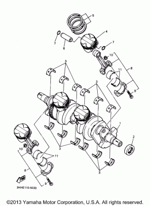 CRANKSHAFT PISTON