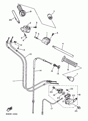 STEERING HANDLE CABLE