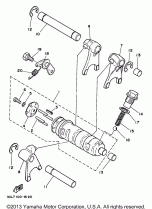 SHIFT CAM SHIFT FORK