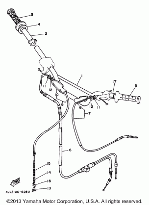 STEERING HANDLE CABLE