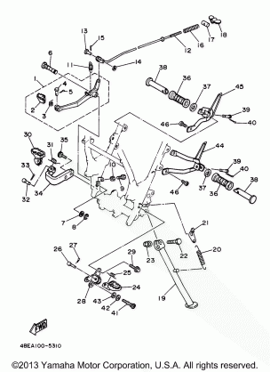 STAND FOOTREST