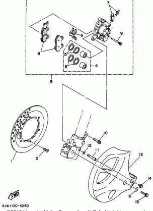 FRONT BRAKE CALIPER