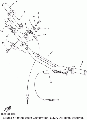 STEERING HANDLE CABLE