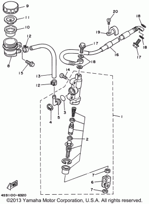 REAR MASTER CYLINDER