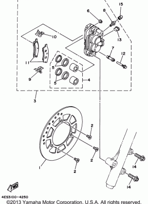 FRONT BRAKE CALIPER