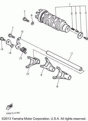 SHIFT CAM SHIFT FORK