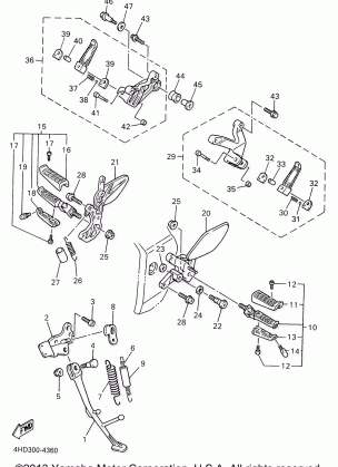 STAND FOOTREST