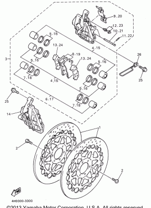 FRONT BRAKE CALIPER