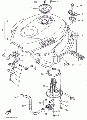 FUEL TANK NON CALIFORNIA