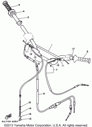 STEERING HANDLE - CABLE