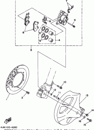 FRONT BRAKE CALIPER