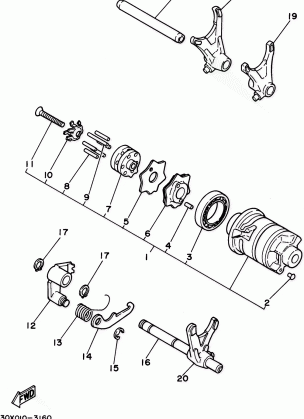 SHIFT CAM - SHIFT FORK