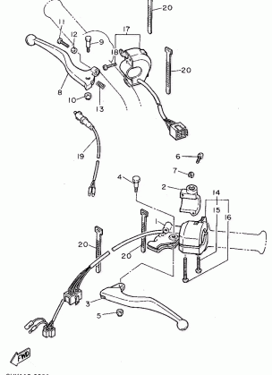 HANDLE SWITCH LEVER