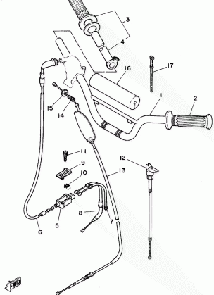 STEERING HANDLE - CABLE