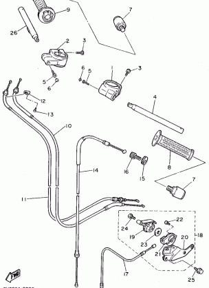 STEERING HANDLE CABLE