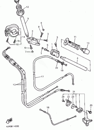 STEERING HANDLE CABLE