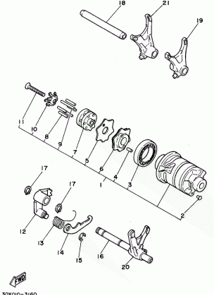 SHIFT CAM - SHIFT FORK