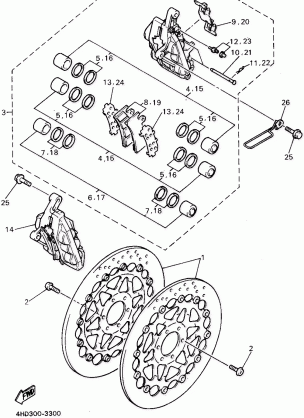 FRONT BRAKE CALIPER