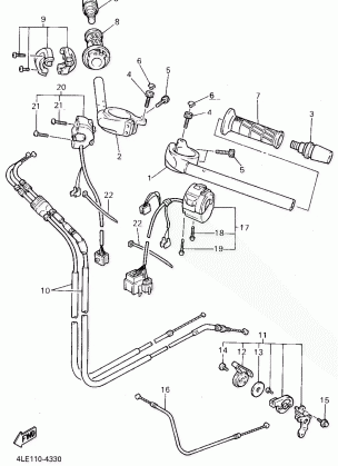 STEERING HANDLE CABLE