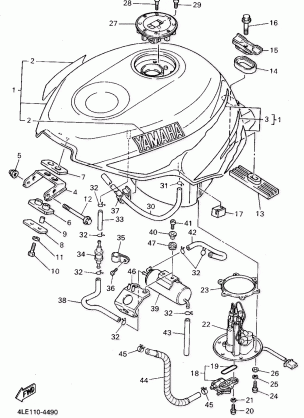 FUEL TANK CALIFORNIA ONLY