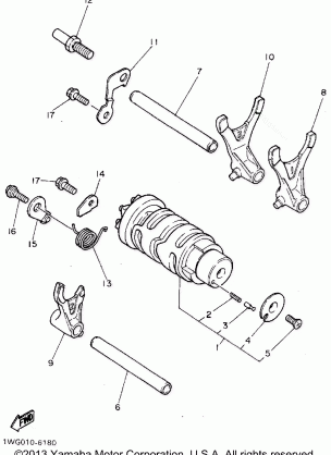 SHIFT CAM SHIFT FORK