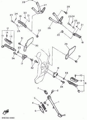 STAND FOOTREST