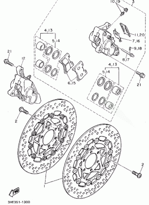 FRONT BRAKE CALIPER