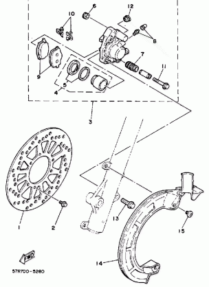 FRONT BRAKE CALIPER