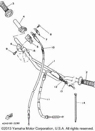 HANDLEBAR - CABLE