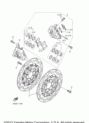 FRONT BRAKE CALIPER