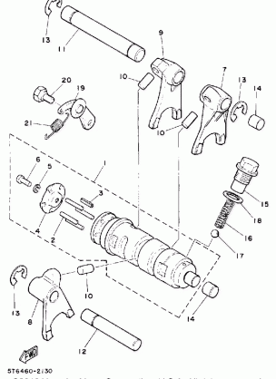 SHIFT CAM-FORK