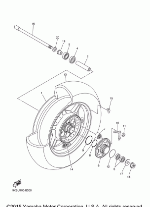 REAR WHEEL FOR CAST WHEEL