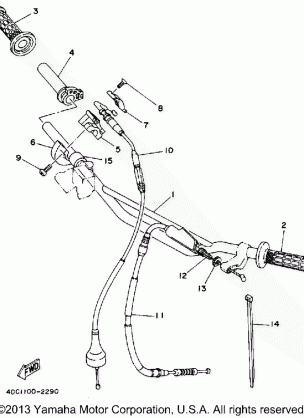 HANDLEBAR - CABLE