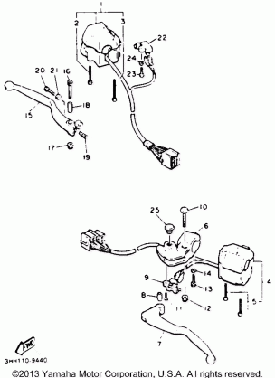 HANDLE SWITCH LEVER