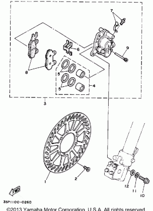 FRONT BRAKE CALIPER