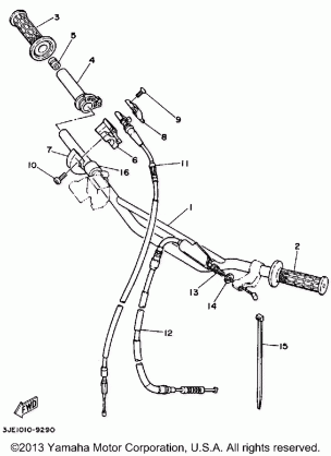 HANDLEBAR - CABLE