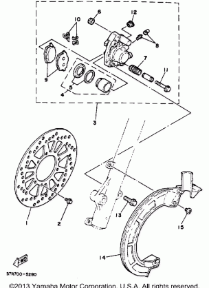 FRONT BRAKE CALIPER