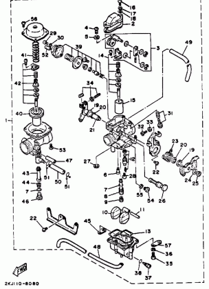 CARBURETOR (NON-CALIFORNIA MODEL)