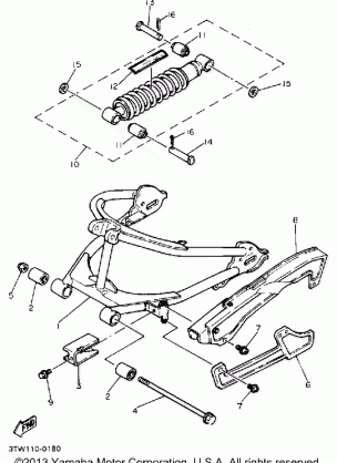 SWING ARM - REAR SHOCKS