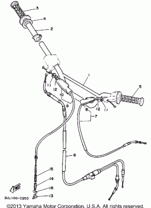 HANDLEBAR - CABLE