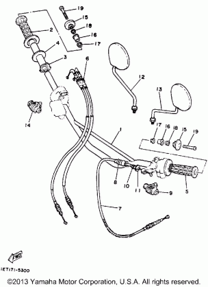 HANDLEBAR - CABLE