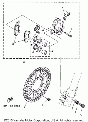 FRONT BRAKE CALIPER